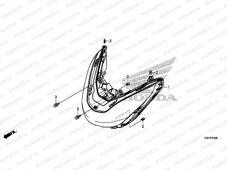 F-1 HEADLIGHT