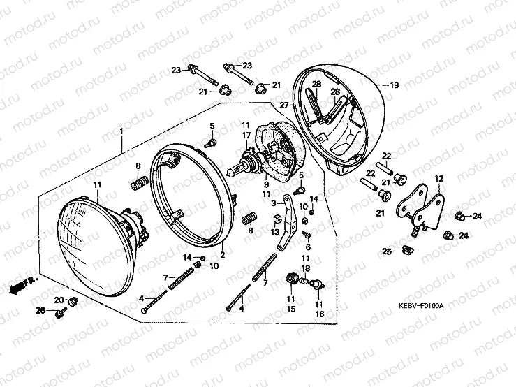 F-1 HEADLIGHT