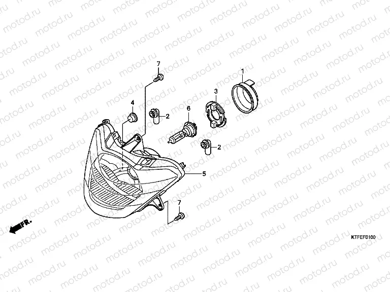 F-1 HEADLIGHT