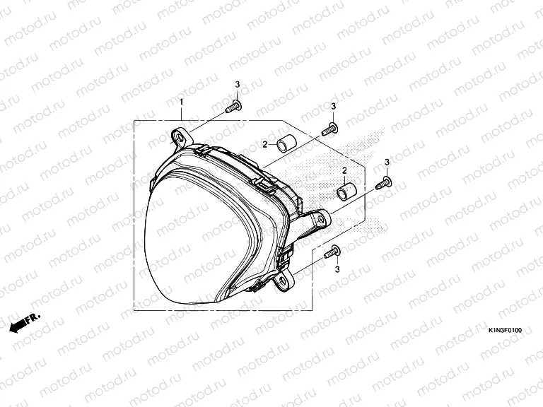 F-1 HEADLIGHT