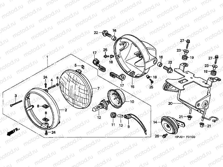 F-1 HEADLIGHT