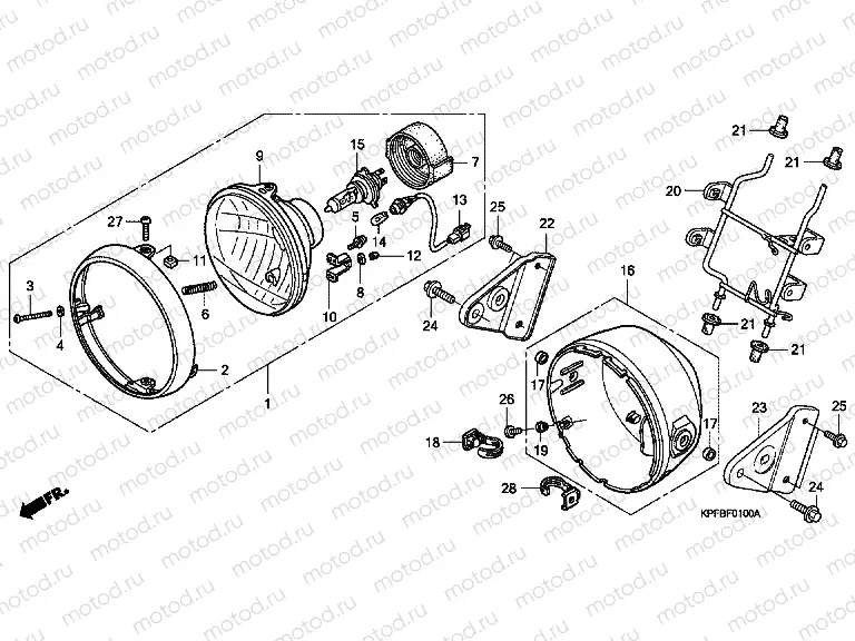 F-1 HEADLIGHT