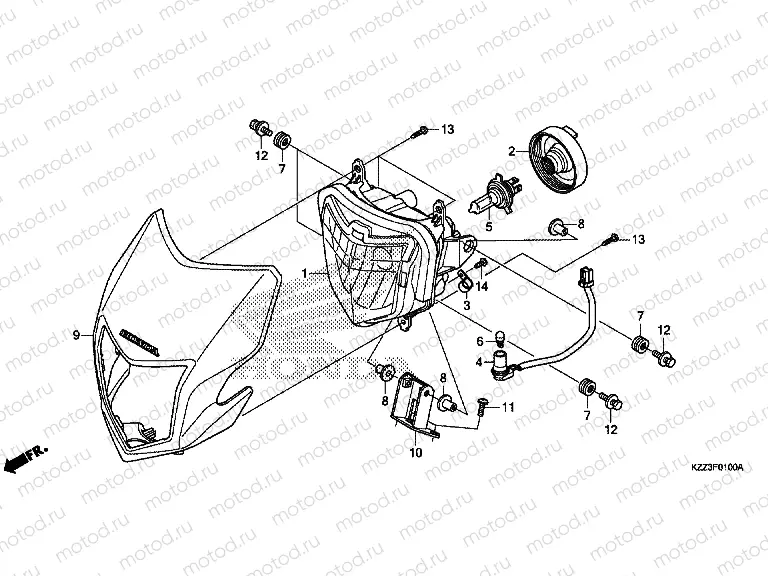 F-1 HEADLIGHT