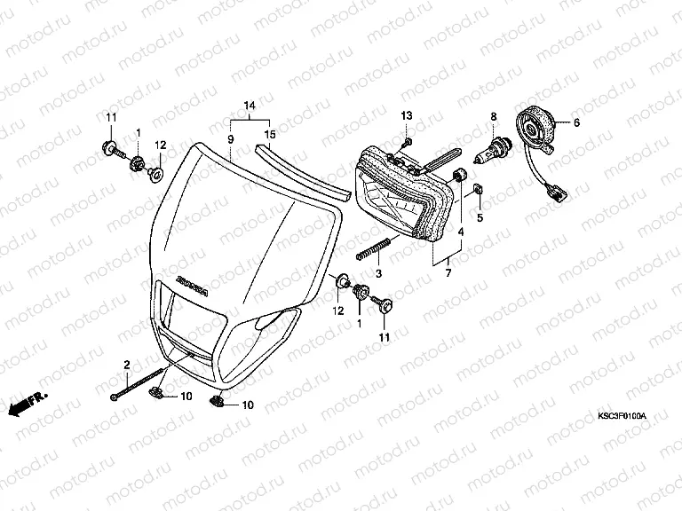 F-1 HEADLIGHT