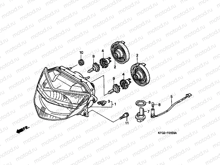 F-1 HEADLIGHT