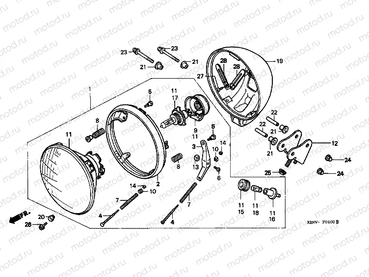 F-1 HEADLIGHT