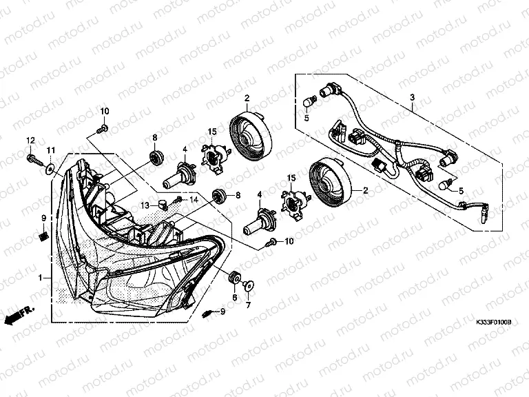 F-1 HEADLIGHT