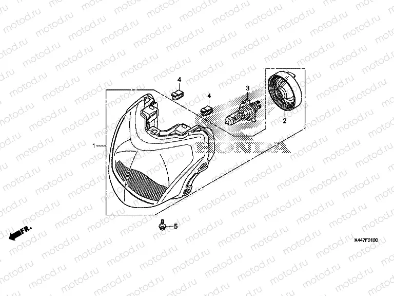 F-1 HEADLIGHT