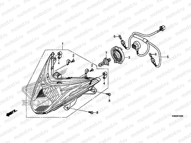 F-1 HEADLIGHT