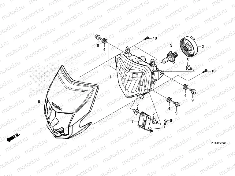 F-1 HEADLIGHT (ED)