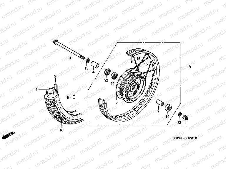 F-10-1 FRONT WHEEL (2)
