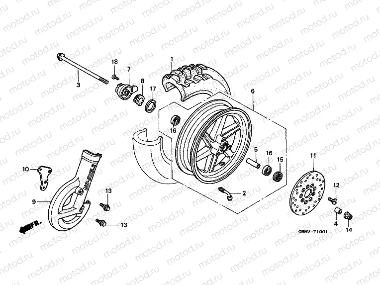 F-10-1 FRONT WHEEL (2)