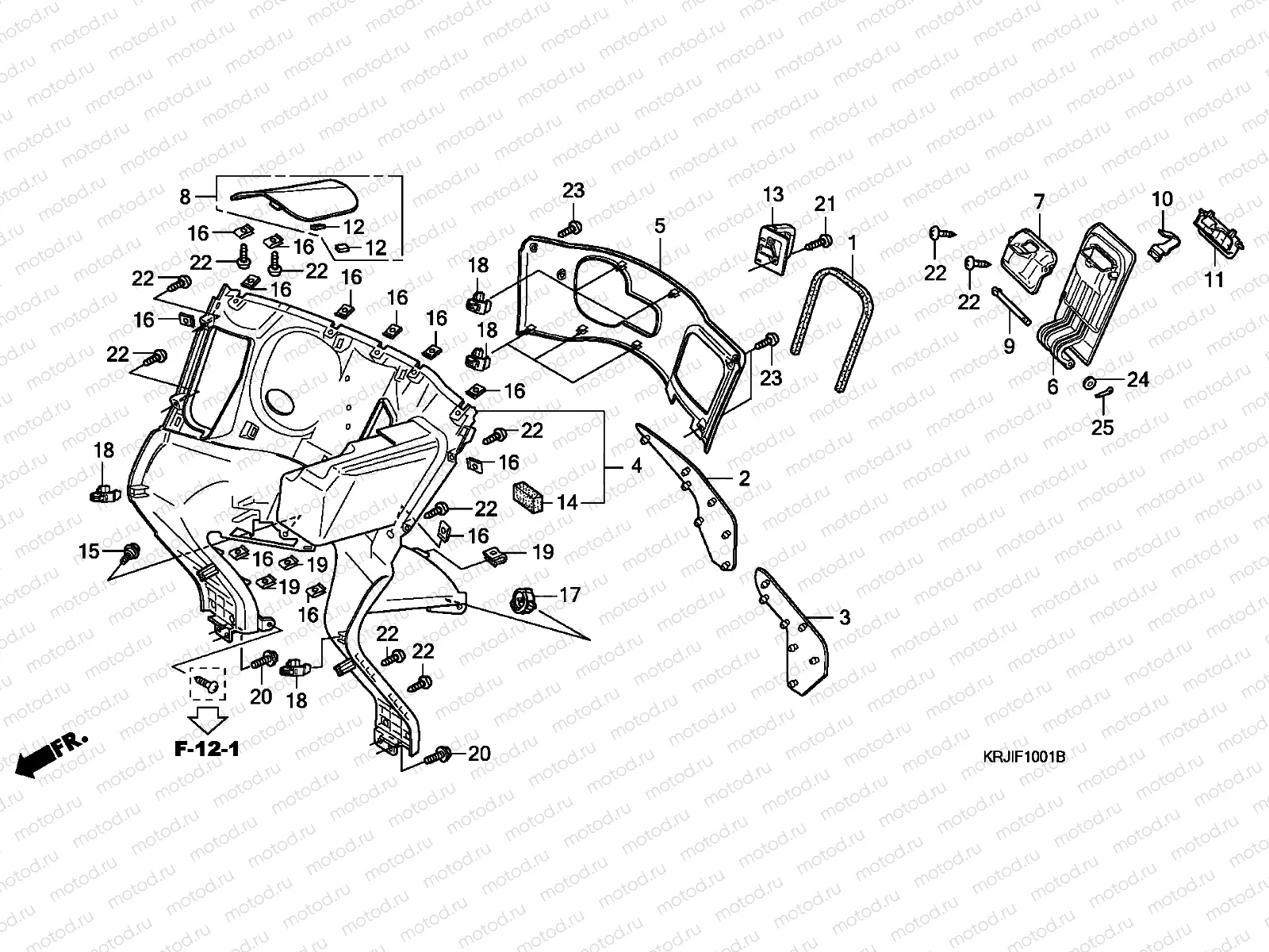 F-10-1 INNER BOX (FES1257/A7)(FES1507/A7)