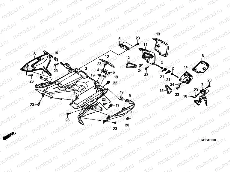 F-10-1 INNER BOX (FJS600A9-2KO / FJS600AB / PC)