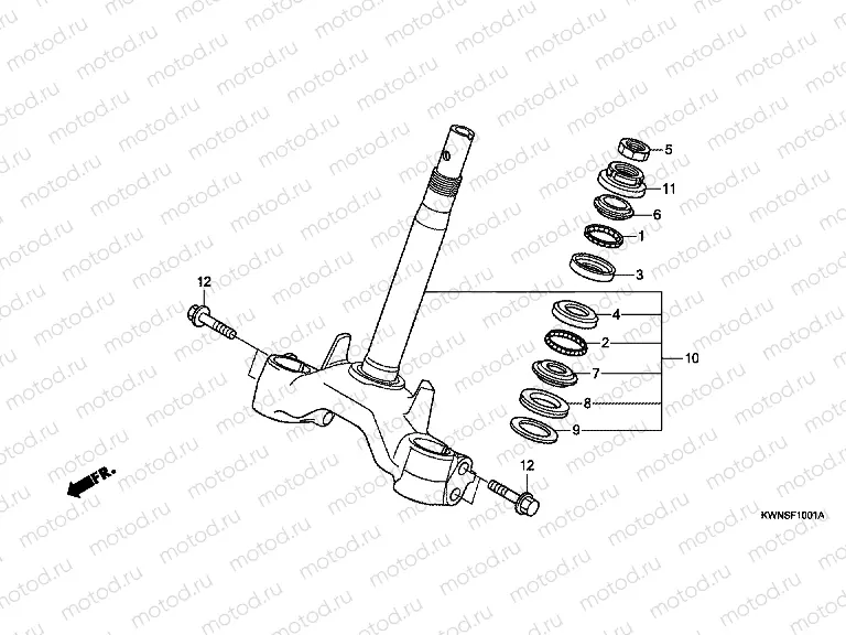 F-10-1 STEERING WHEEL (WW125SD)