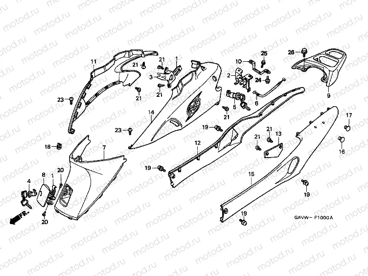 F-10 BODY COVER