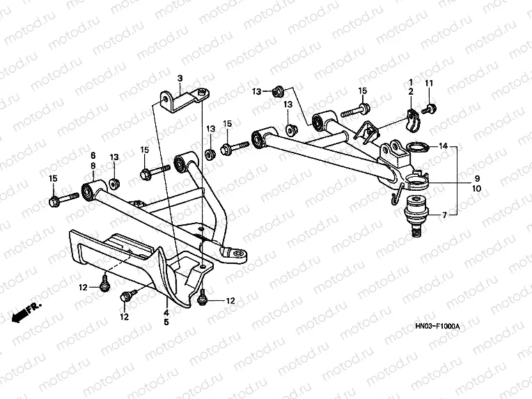F-10 FRONT ARM