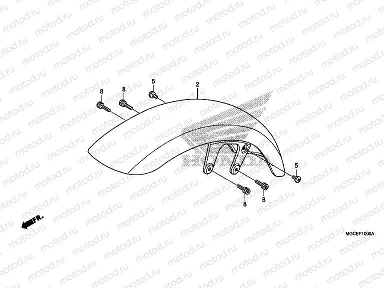 F-10 FRONT FENDER