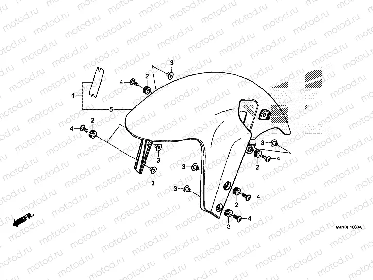 F-10 FRONT FENDER