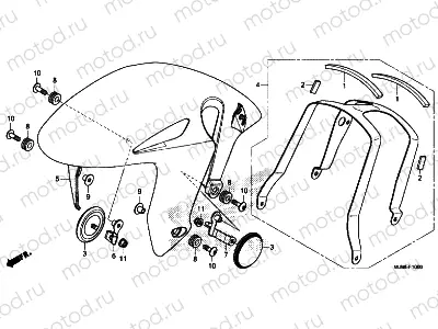F-10 FRONT FENDER