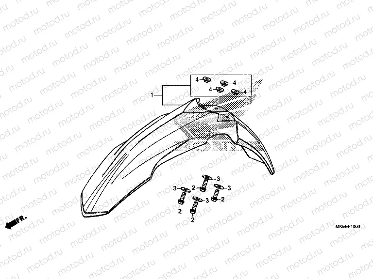 F-10 FRONT FENDER