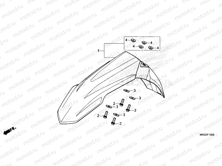 F-10 FRONT FENDER
