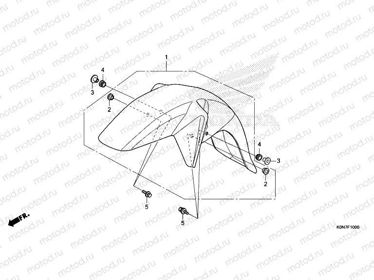 F-10 FRONT FENDER