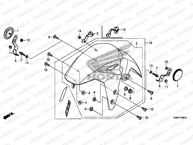 F-10 FRONT FENDER
