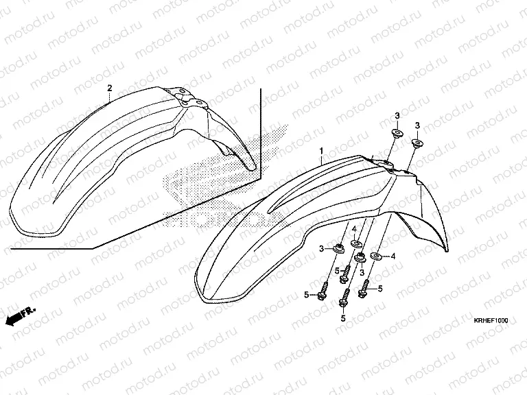 F-10 FRONT FENDER
