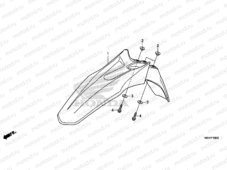 F-10 FRONT FENDER