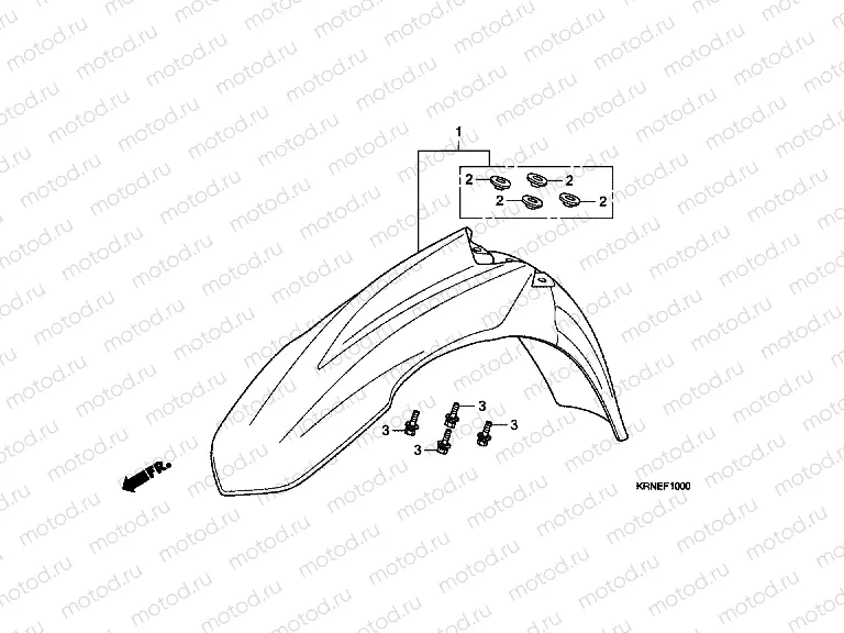 F-10 FRONT FENDER