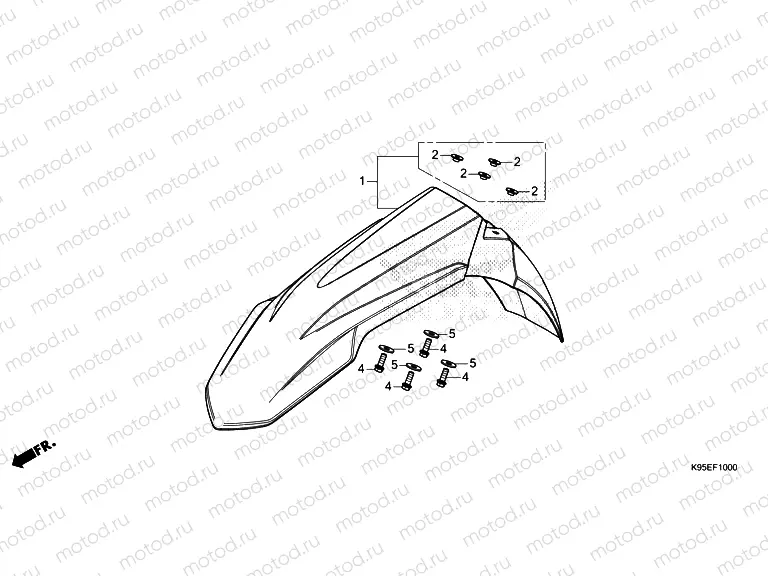 F-10 FRONT FENDER