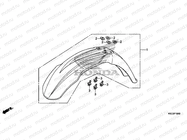 F-10 FRONT FENDER