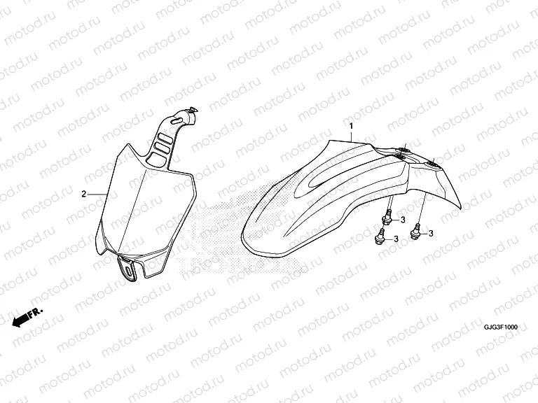 F-10 FRONT FENDER