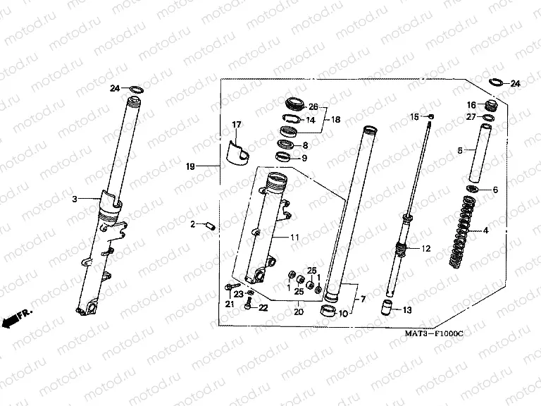 F-10 FRONT FORK