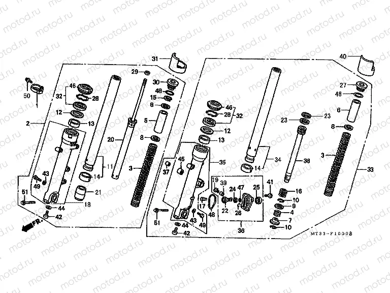 F-10 FRONT FORK