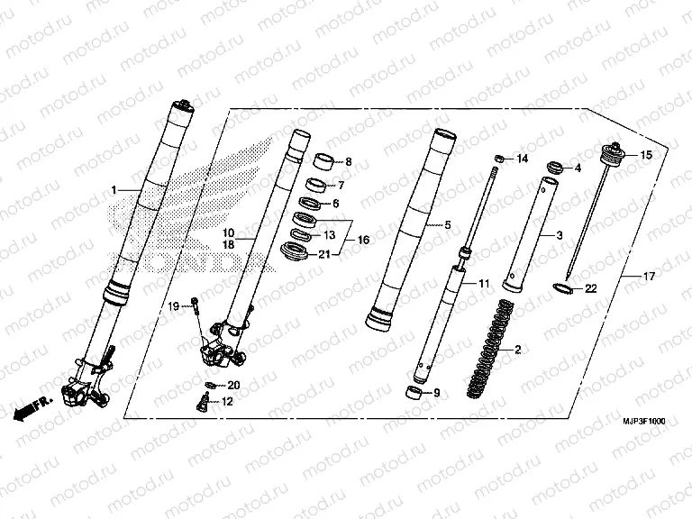 F-10 FRONT FORK