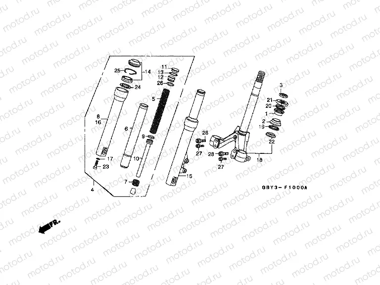 F-10 FRONT FORK
