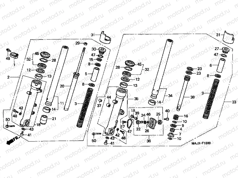 F-10 FRONT FORK (ST1100)