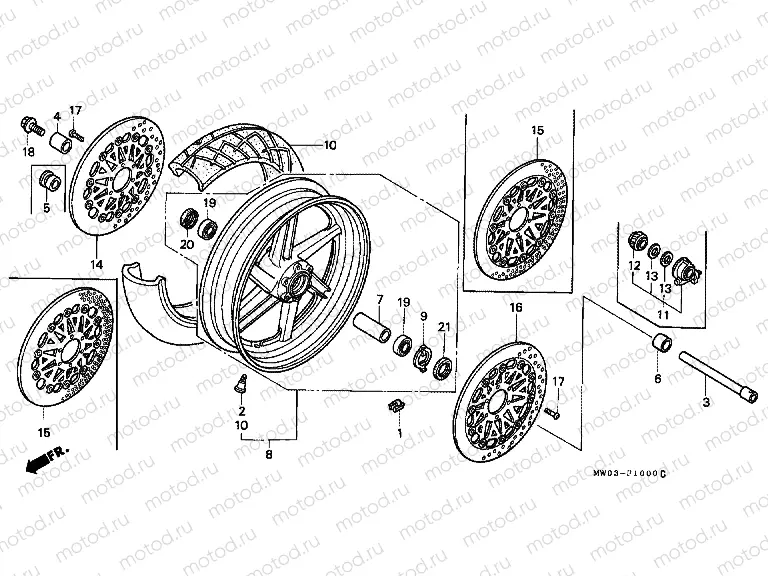 F-10 FRONT WHEEL (1)