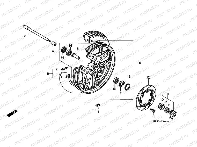 F-10 FRONT WHEEL (1)