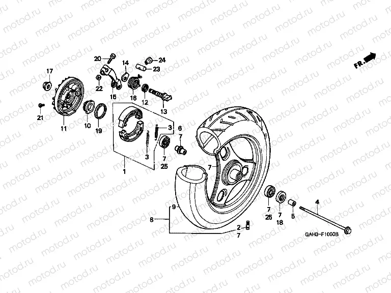 F-10 FRONT WHEEL (1)