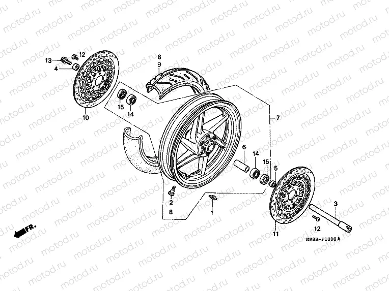 F-10 FRONT WHEEL