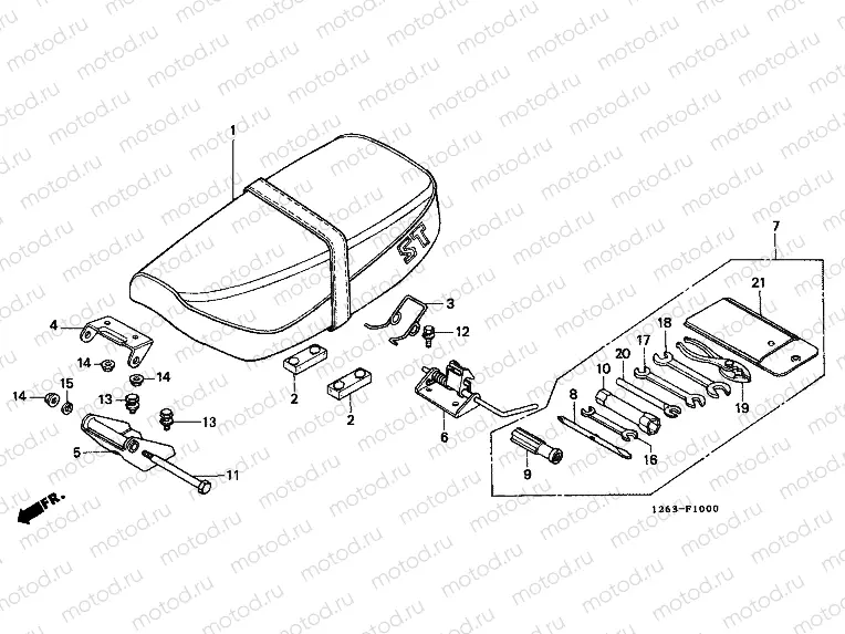 F-10 SEAT / TOOL