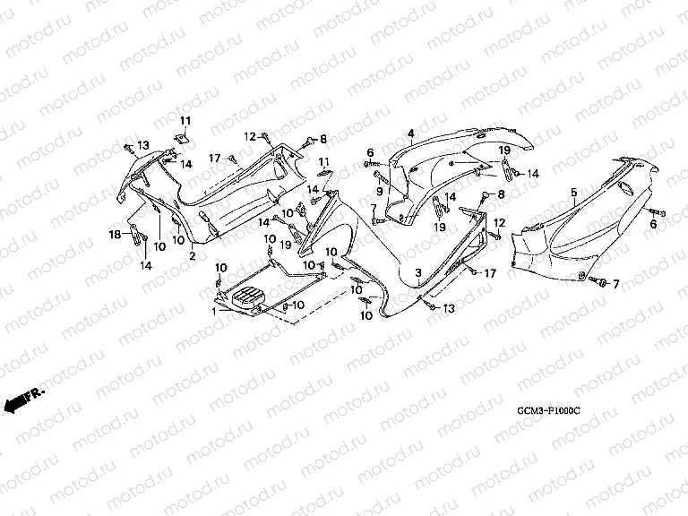 F-10 SIDE COVER / BODY COVER