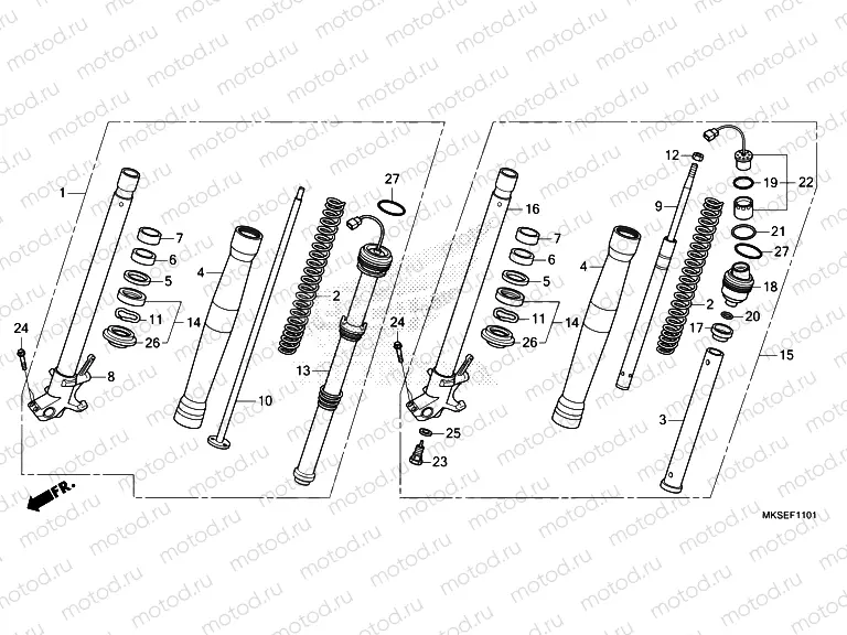F-11-1 FRONT FORK