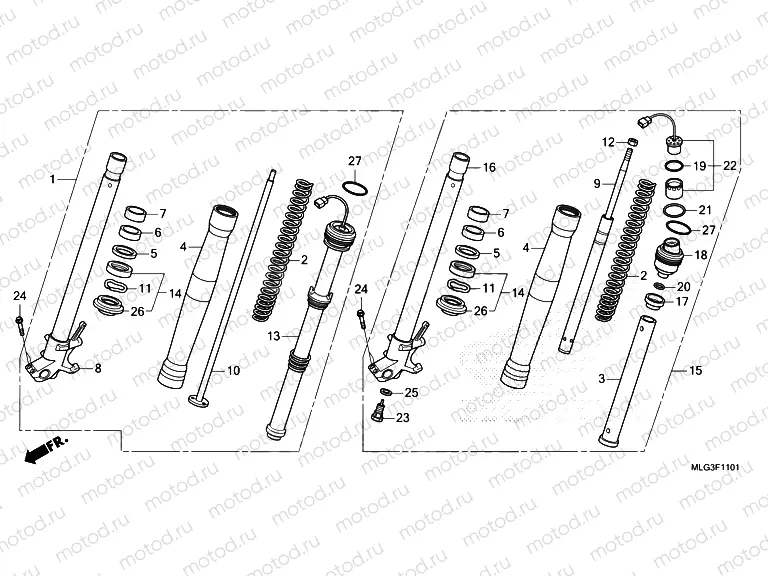 F-11-1 FRONT FORK