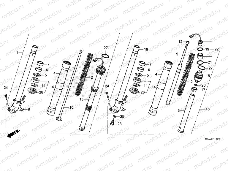 F-11-1 FRONT FORK (2)