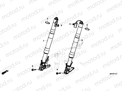 F-11-1 FRONT FORK (CBR1000S1 / S2)