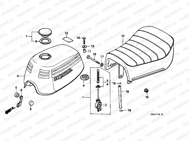 F-11-1 FUEL TANK / SEAT (Z50G)